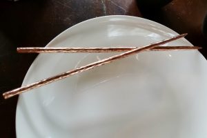 Copper chop sticks