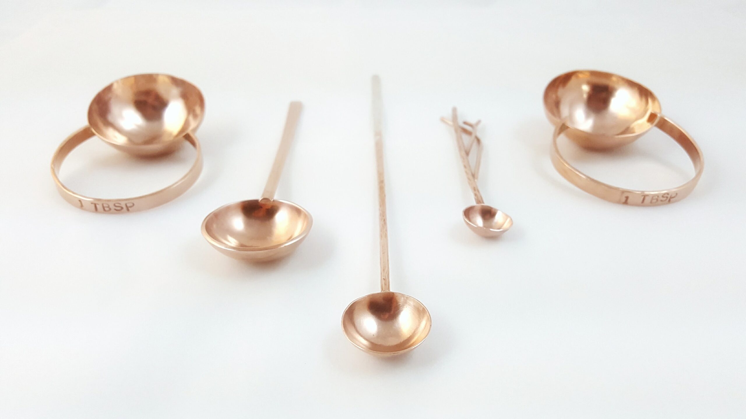 A few of the spoon styles I commonly make.