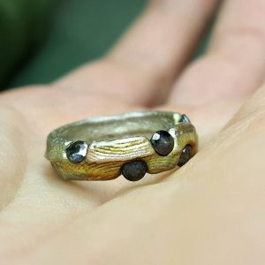 An image of a cuttlefish-cast ring