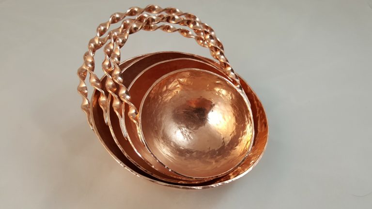 a view of these measuring cups nested together