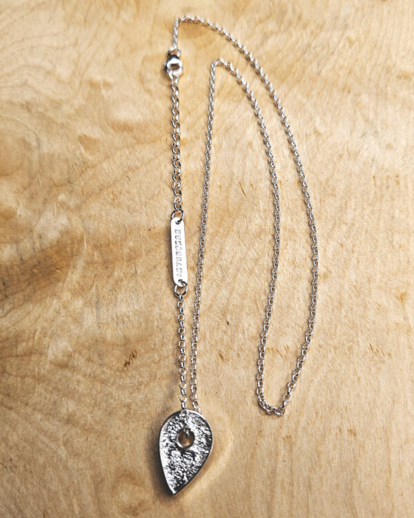 Map Marker Planchette Necklace, Adventure (Bright Finish)