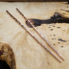 RusticChopsticks-Angle-opt The Twisted Copper Chopsticks on a wood background