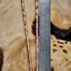 RusticChopsticks-opt The Twisted Copper Chopsticks on a wood background with a ruler beside them