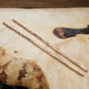 Twisted Copper Chopsticks (Narrow)