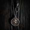 WinterLandscape3-pendant-opt The pendant hanging on a black wood background